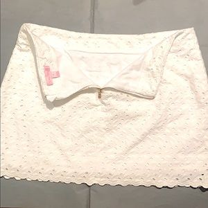 Lilly Pulitzer White Skirt